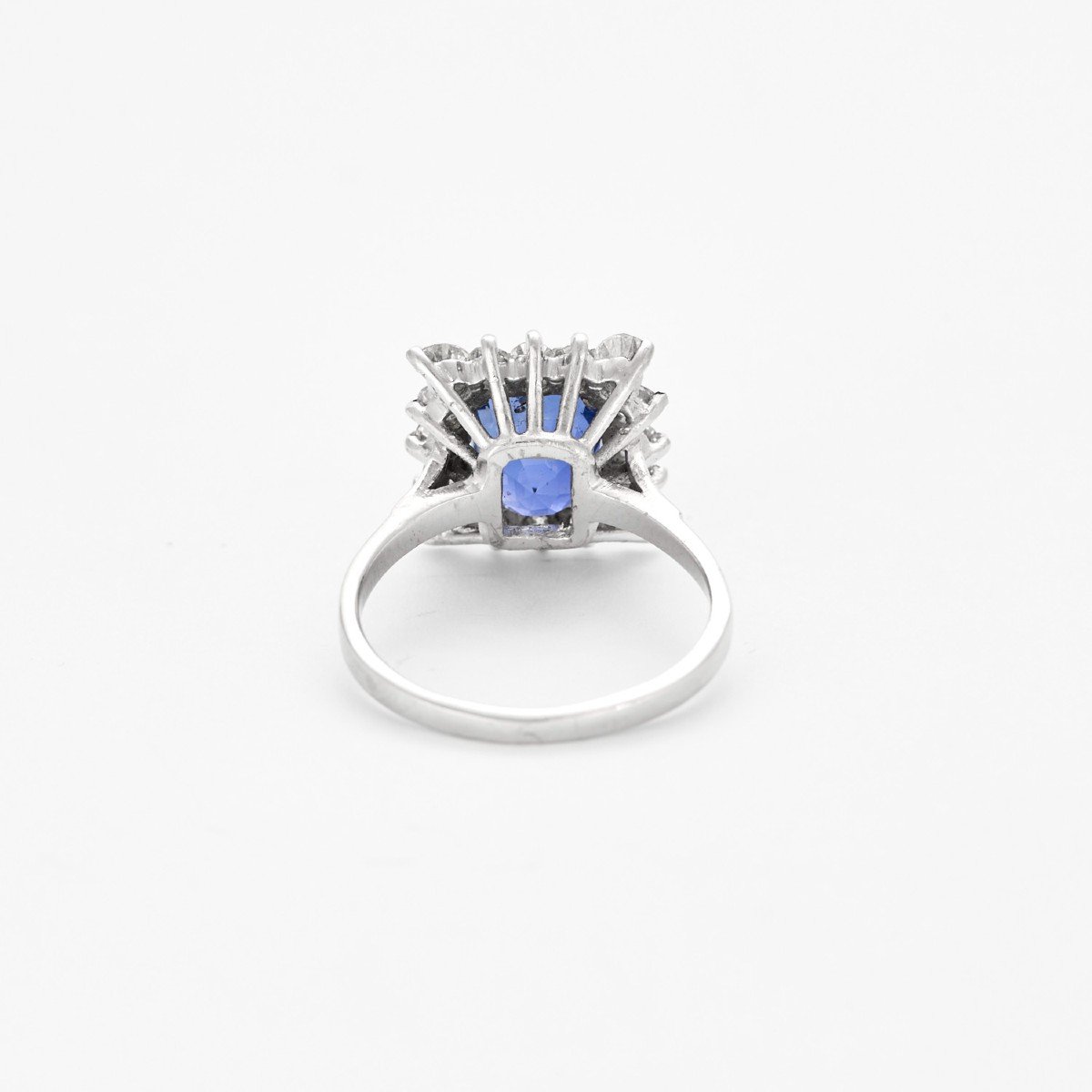 Marguerite Sapphire Diamond Ring-photo-1