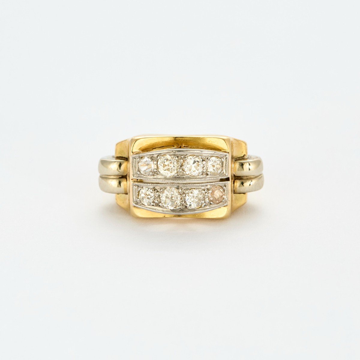 Tank Bridge Diamond Ring