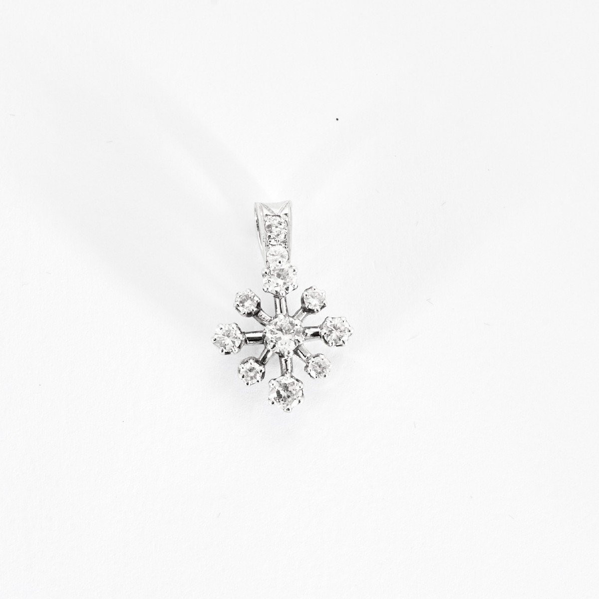 Pendentif Flocon De Neige Diamants