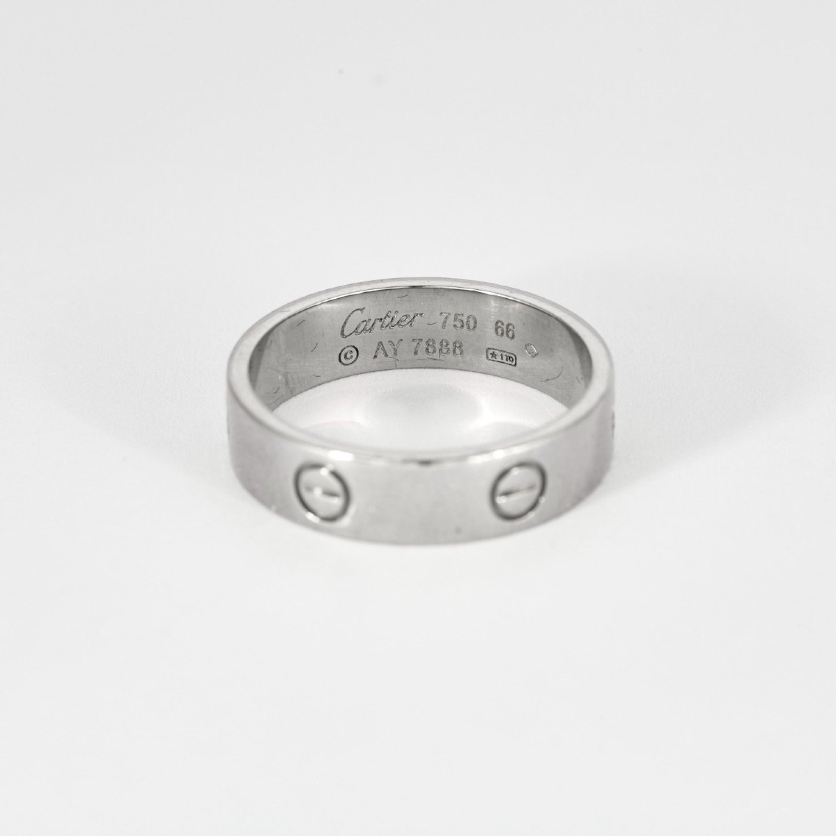 Cartier Wedding Ring Love White Gold-photo-2