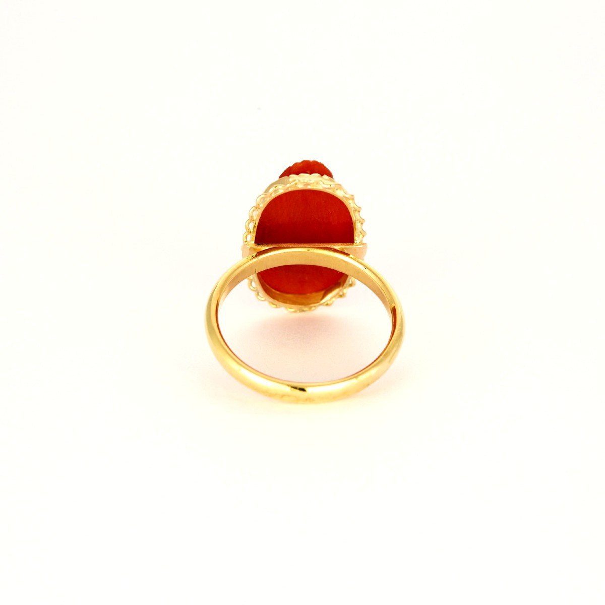 Coral Cameo Ring-photo-1