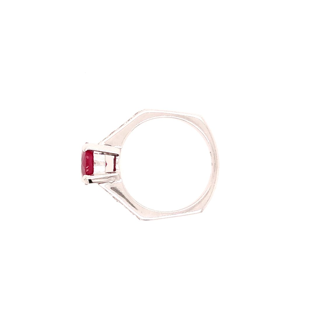 Bague Or Blanc Rubis Diamants-photo-1