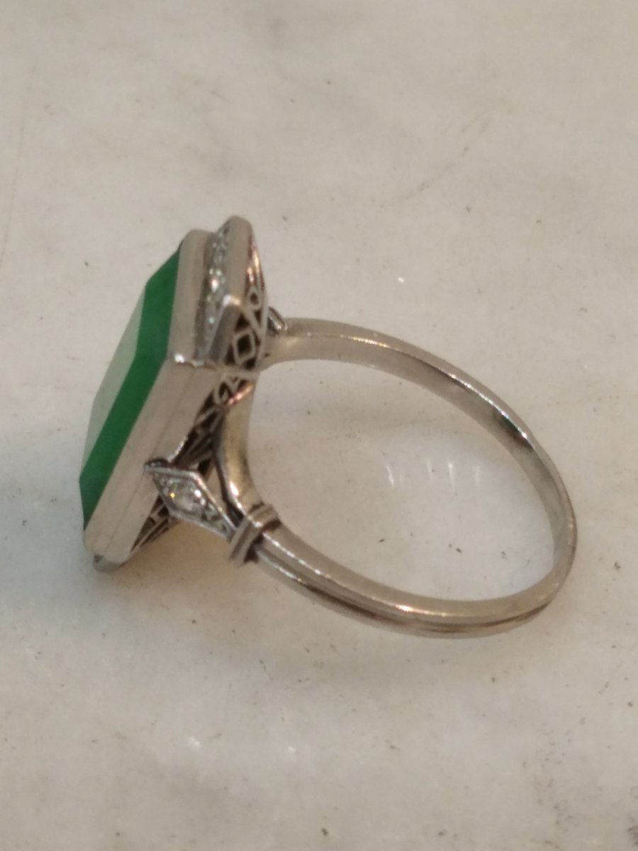 Art Deco Jade Ring-photo-4