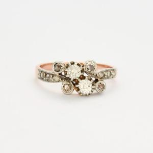 Belle Epoque Ring 2 Gold Diamonds