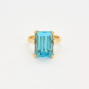 Blue Topaz Ring