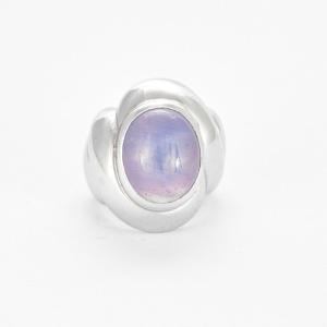 Godron Star Sapphire Ring