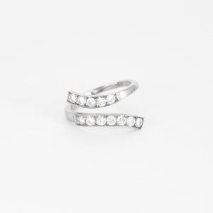 Diamond "wave" Ring