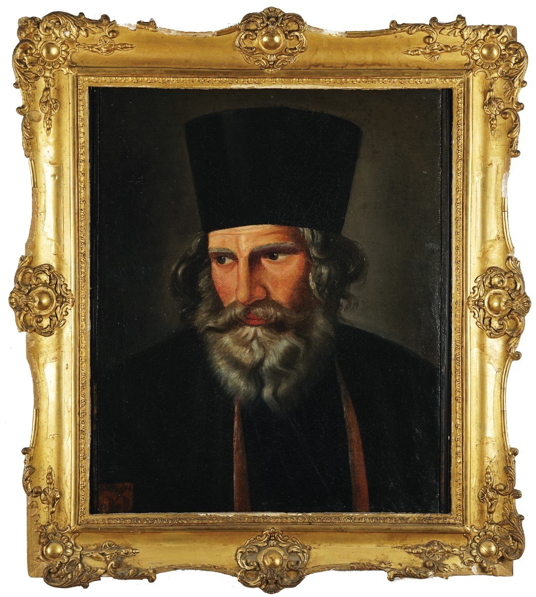 Italian Painter First Half Of The Nineteenth Century Portrait Of A Greek Orthodox Priest