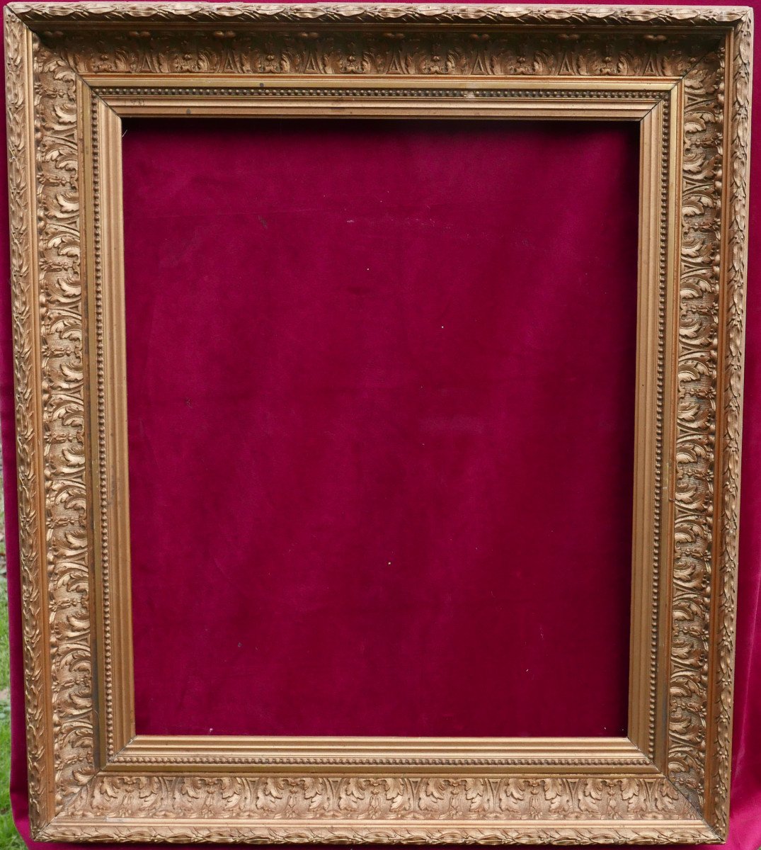 No. 922 19th Century Barbizon Frame For 66.3 X 54.5 Cm Stretcher-photo-2