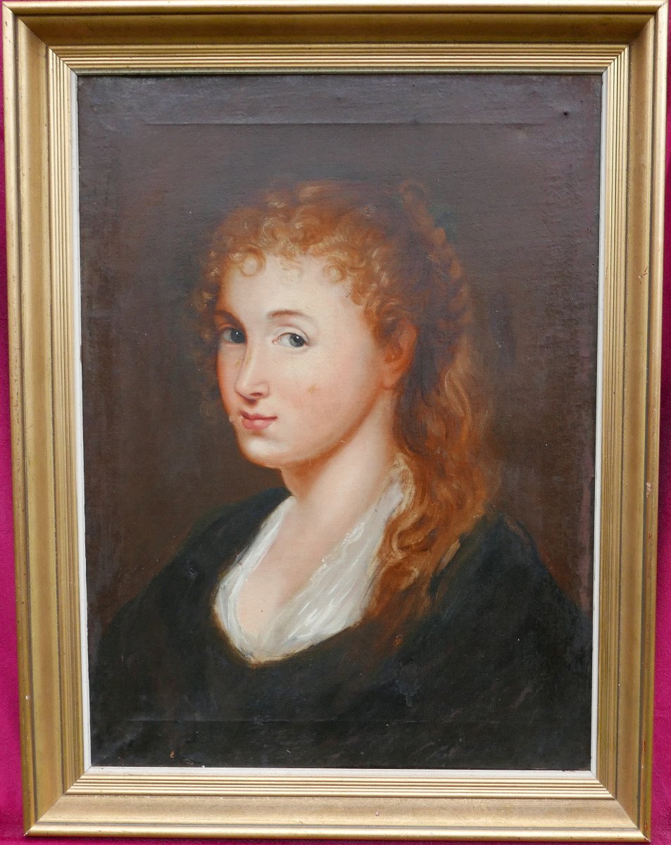 Portrait Of A Woman After Rubens French School Of The 18th Century Oil/canvas