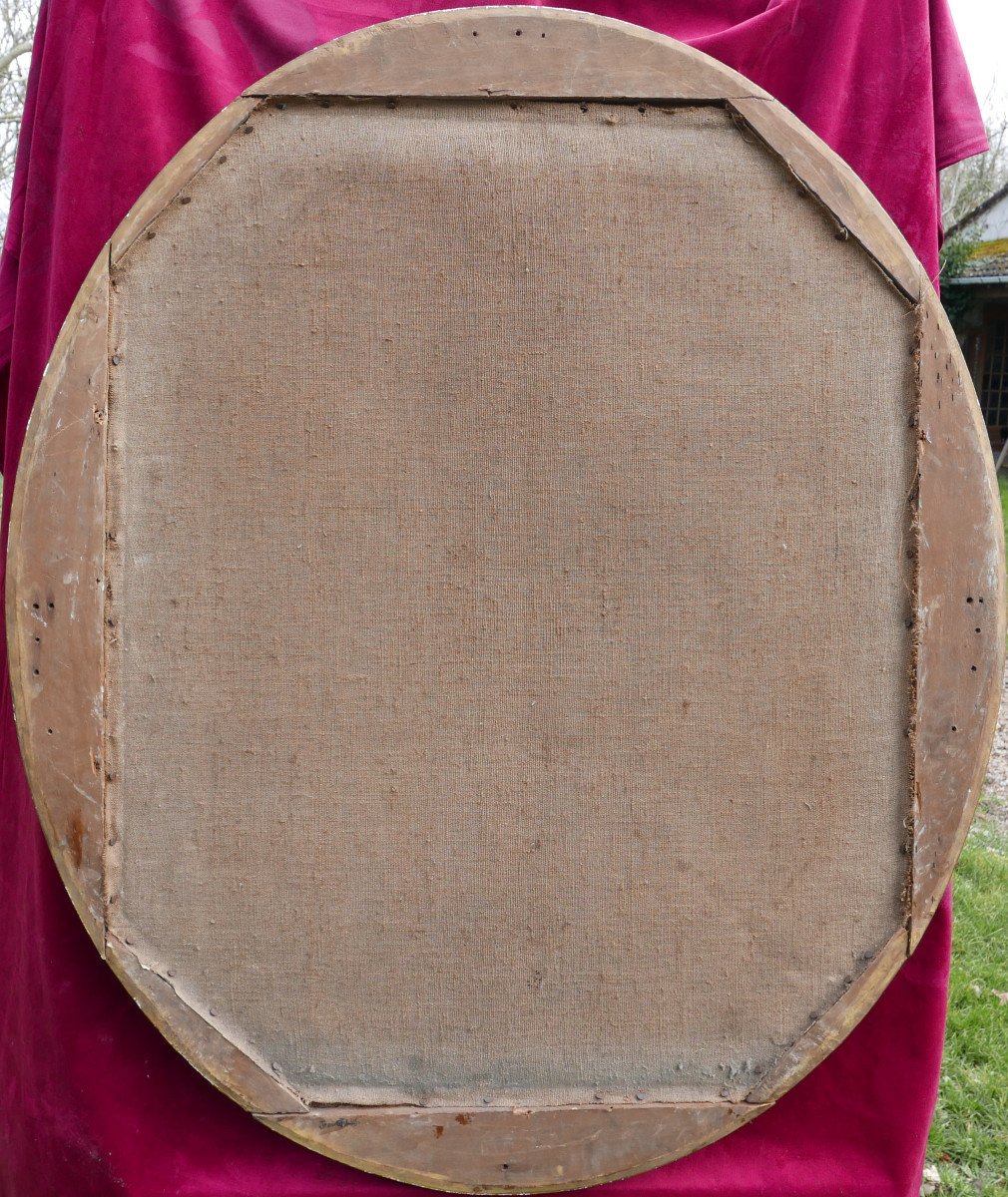 Portrait d'Homme En Armure Ecole Française Du XVIIIème Siècle Huile/toile-photo-8