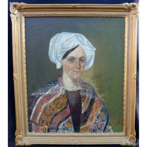 Proantic: Huile Sur Toile Homme Au Turban XIX