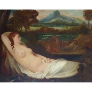 The Venus Of Pardo After Titian French School Early 19th Century Oil/canvas