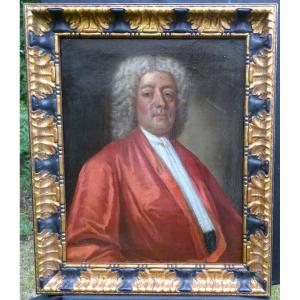 Portrait d'Homme Ecole Française Du XVIIIème Siècle Huile/toile