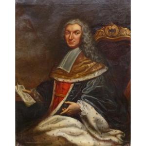 Portrait Of A Man Barnabé De Morhlon French School Of The 18th Century Oil/canvas