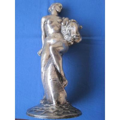 Art Deco Bronze  Sculpture Representing Ariane, Italy, 1920-30
