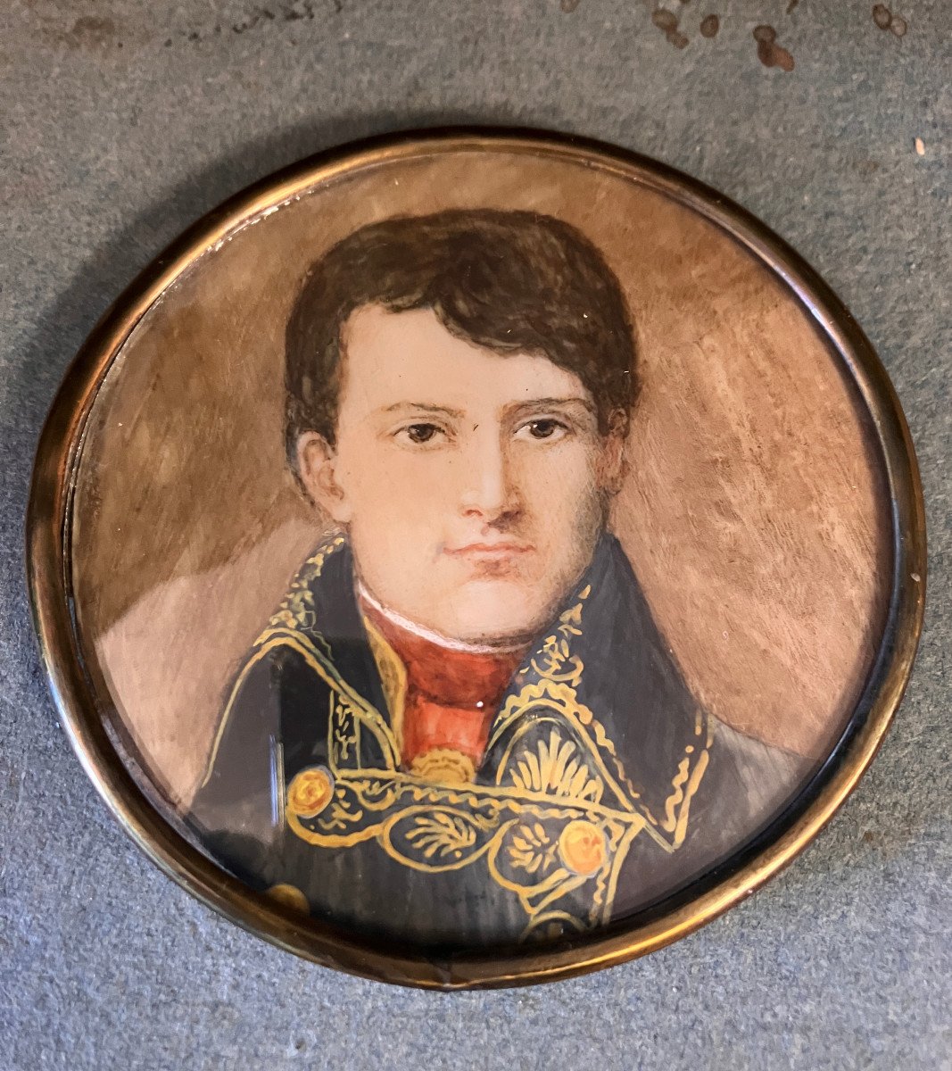 Portrait Du Général Bonaparte - Miniature Sur Ivoire - XIXe --photo-2