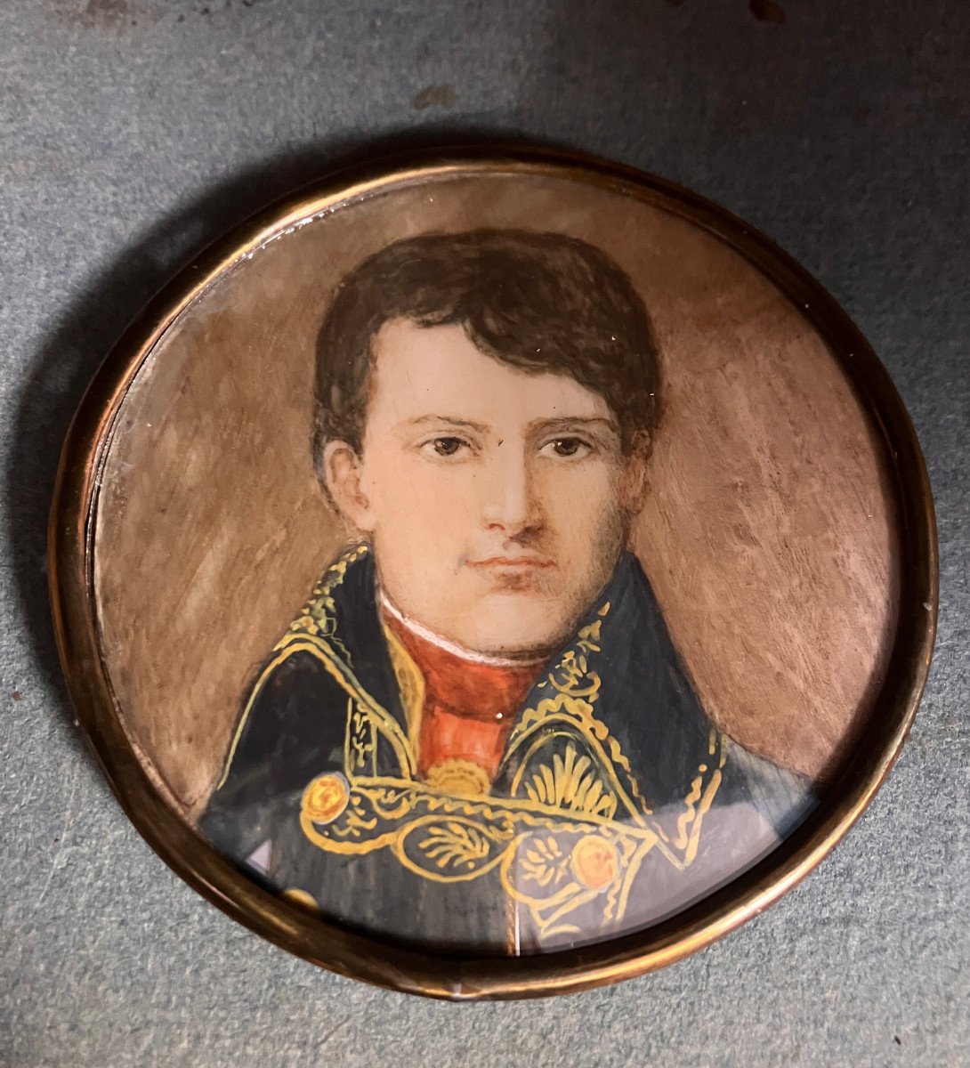 Portrait Du Général Bonaparte - Miniature Sur Ivoire - XIXe -