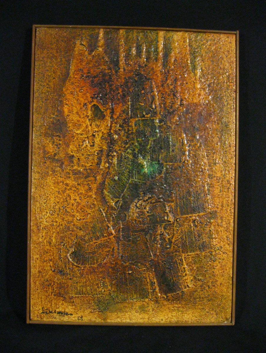 Vahé Hékimian (1915-1997) - Abstract Composition - Signed, Located And Dated