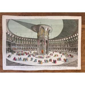 18th Century Optical View - Luncheon Company ...rotunda ...renelagh Gardens In London