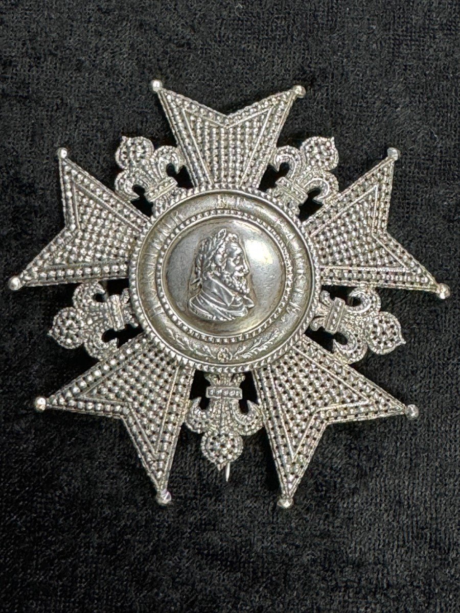 Plate Of Grand Cross Of The Order Of The Legion Of Honor Model Restoration 1815-1830-photo-1