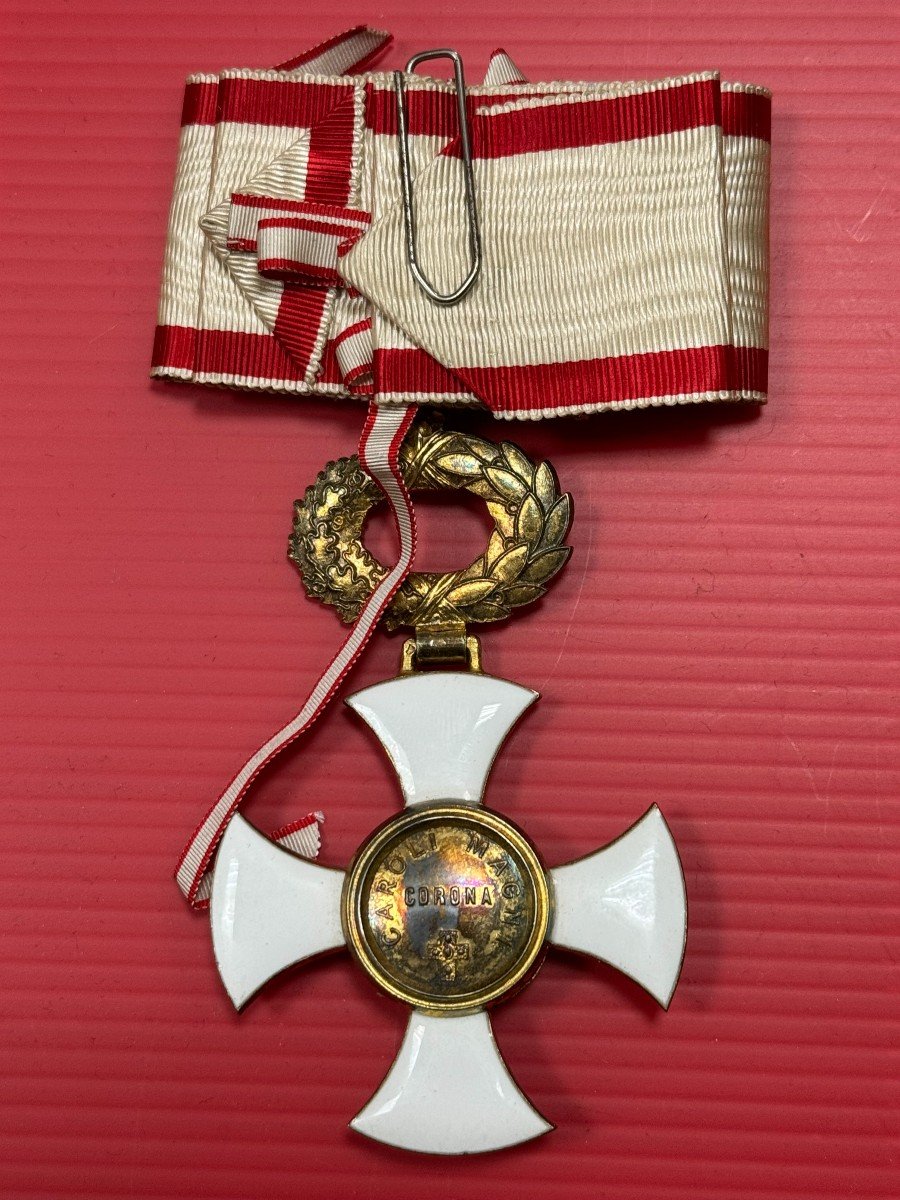 Order Of Grand Officer Of The Crown Of Charlemagne (commander + Plaque)-photo-2