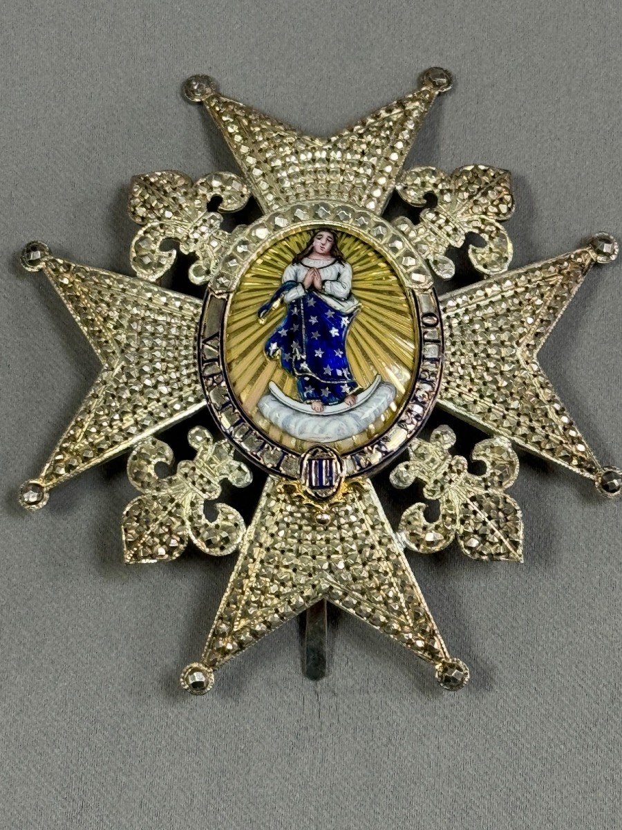 Plate Of Grand Cross Of The Order Of Charles III Of Spain 