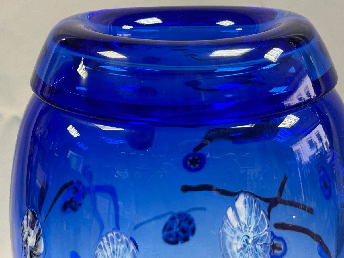 Murano Vase With Inclusions Like Sea Beasts-photo-2