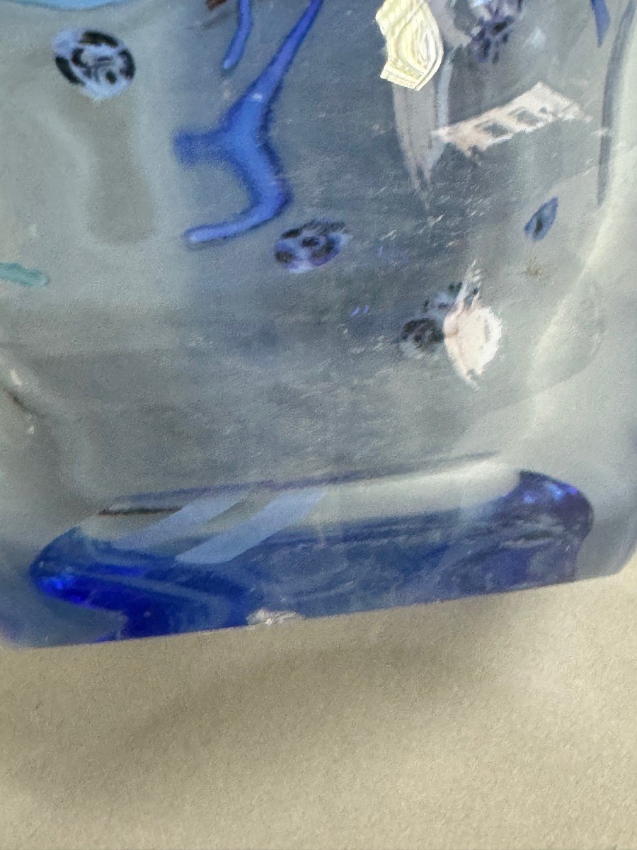 Murano Vase With Inclusions Like Sea Beasts-photo-5