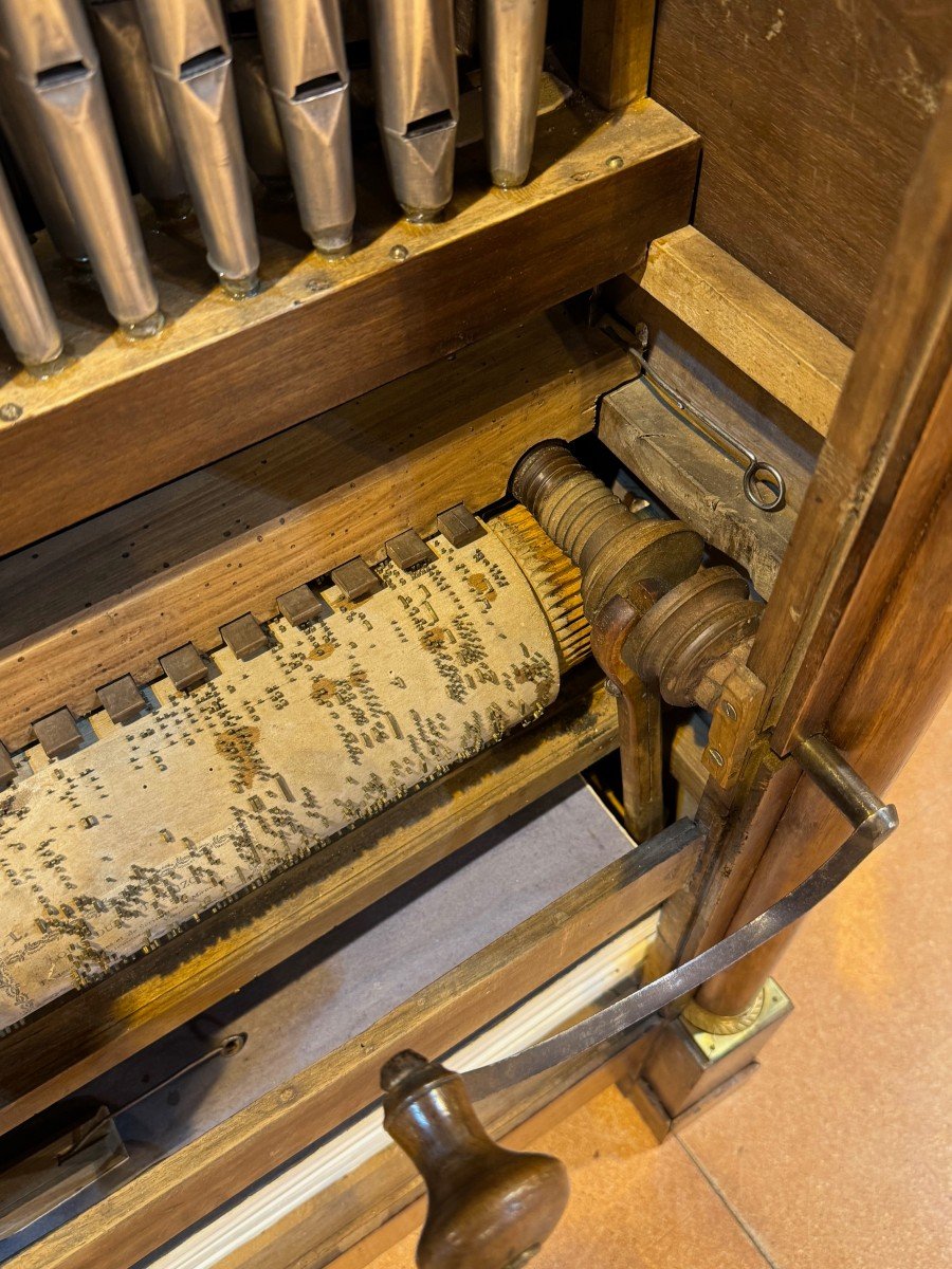 Orgue De Salon Mécanique De Louis Dumont Parisot De Mirecourt, Epoque Restauration (1815-1830)-photo-3