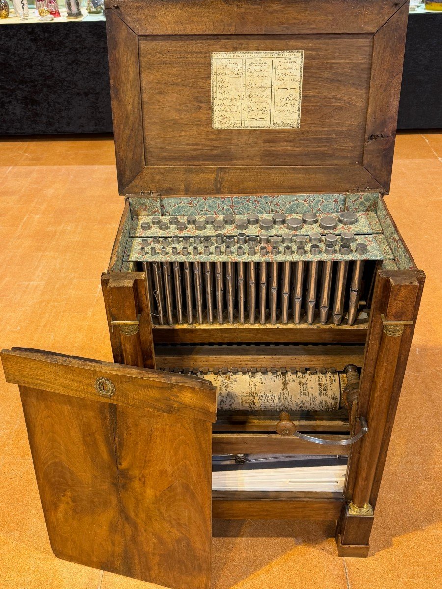 Orgue De Salon Mécanique De Louis Dumont Parisot De Mirecourt, Epoque Restauration (1815-1830)