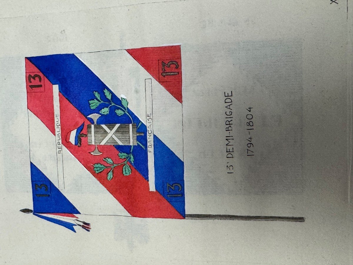 Book: Cart (alex.) Three Colors, One Flag. 32 Plates Enhanced In Color. Bound-photo-5