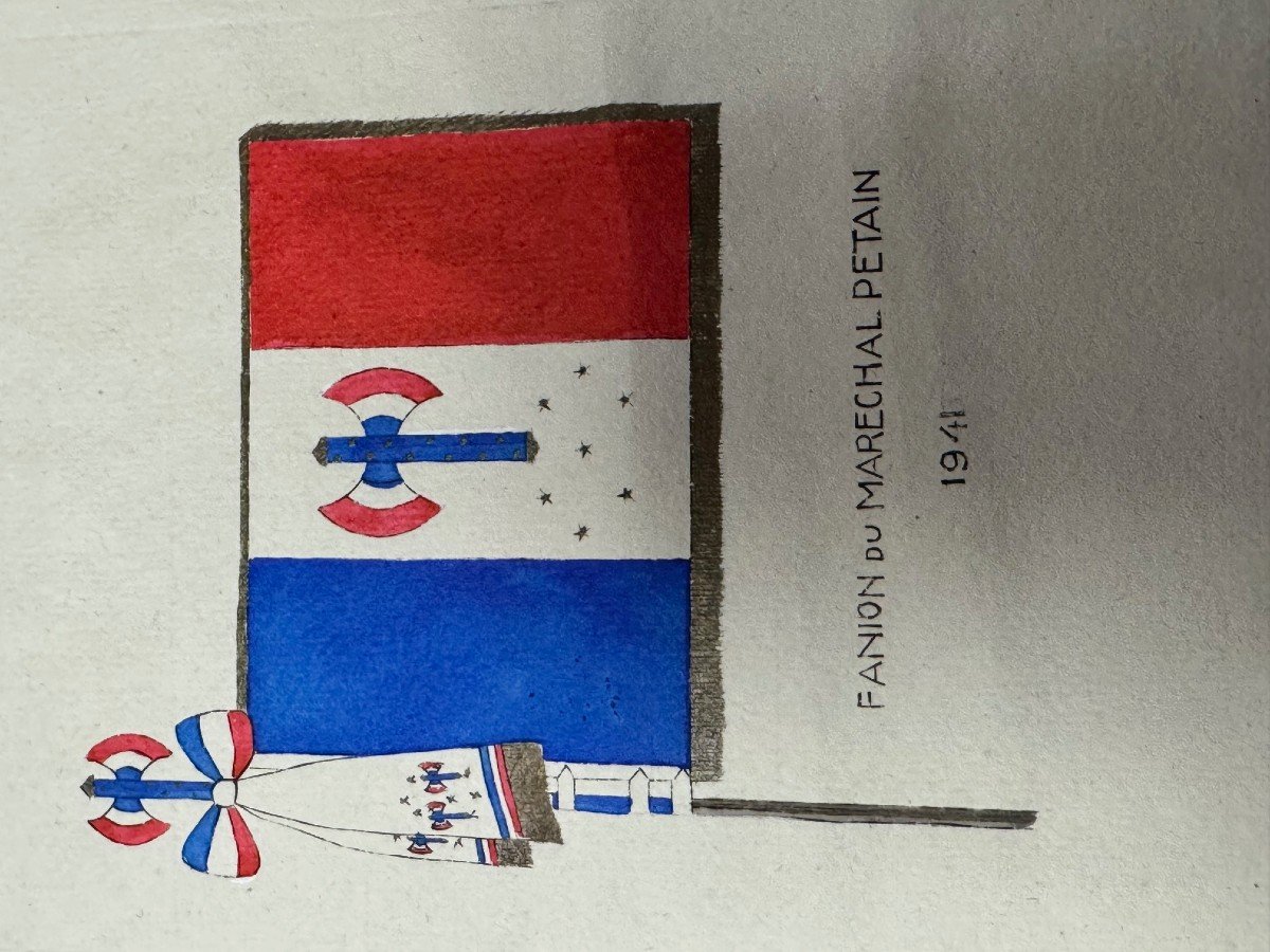 Book: Cart (alex.) Three Colors, One Flag. 32 Plates Enhanced In Color. Bound-photo-7