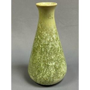 Rambervillers Vase Of Triangular Shape Completely Christallized (rare At Rambervillers)