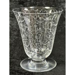 BACCARAT GRAND VASE MODELE MICHEL ANGE