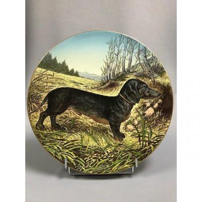 PLAT SUR LA CHASSE , BELLE FACTURE, TRES DECORATIF POUR COLLECTIONNEUR SUR LE SUJET