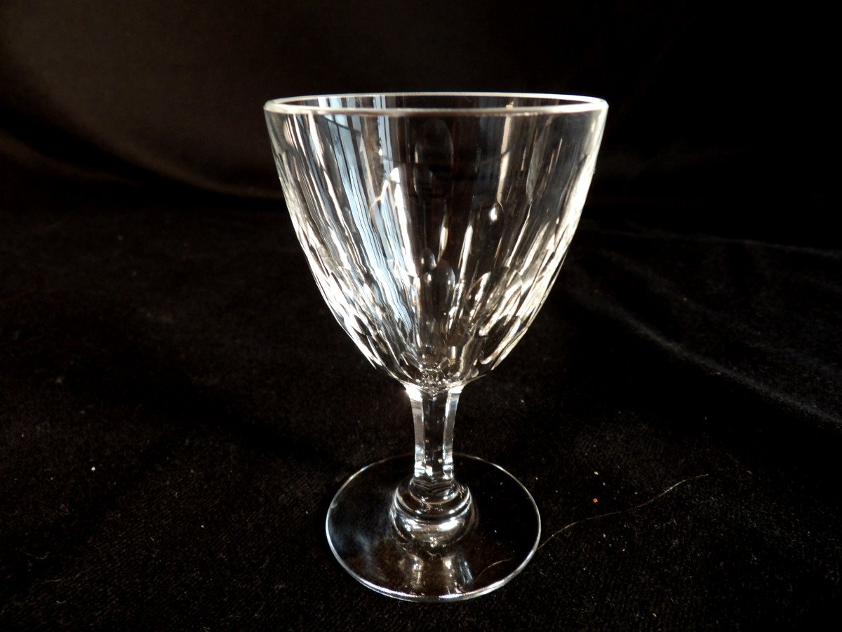 14 Crystal Liqueur Glasses From Cristallerie Lorraine (1925-1997)-photo-1