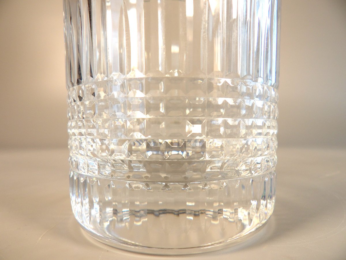 6 Baccarat Crystal Whiskey Glasses “nancy” Model-photo-3