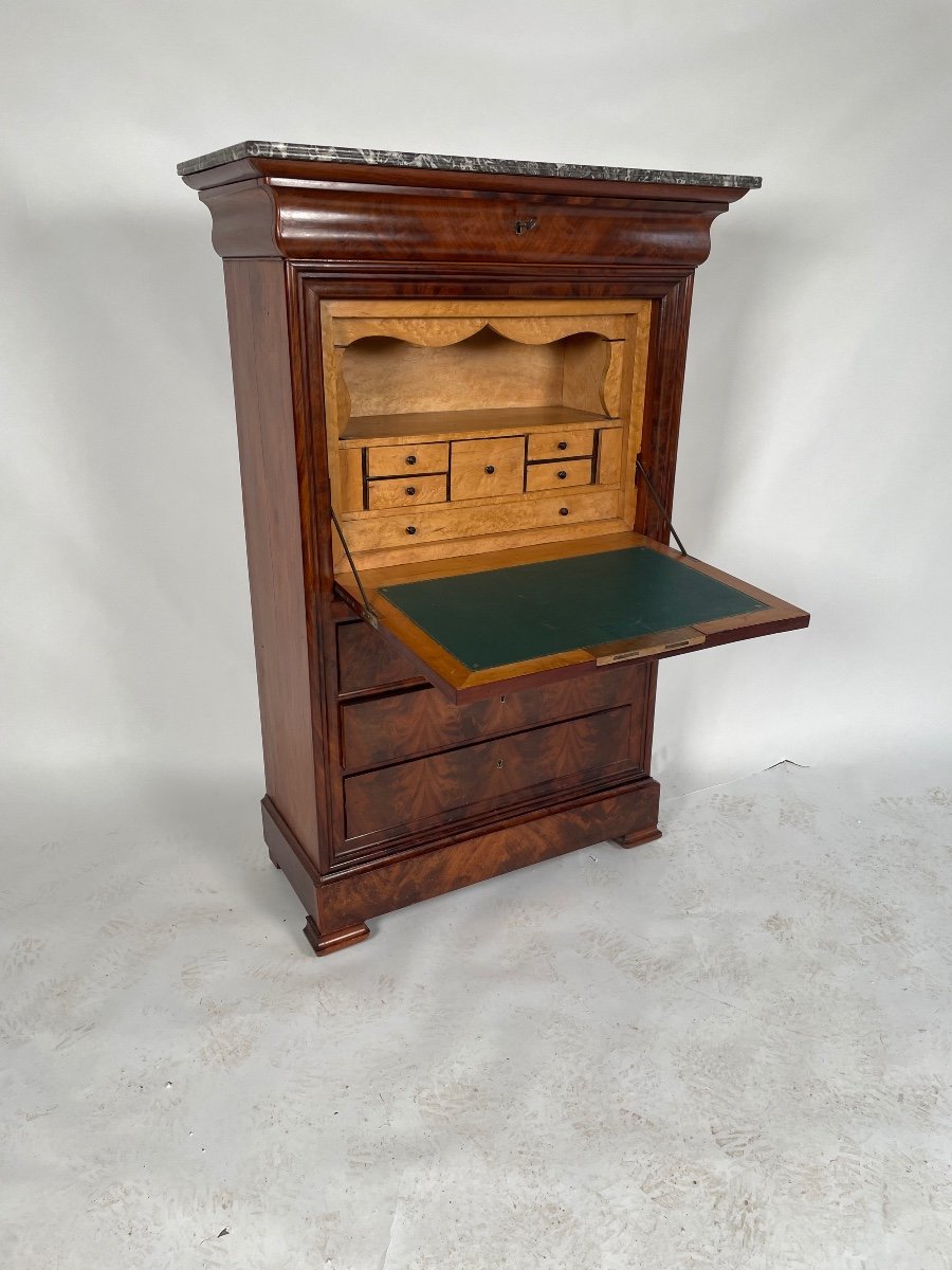 Louis Philippe Mahogany Secretary -photo-2