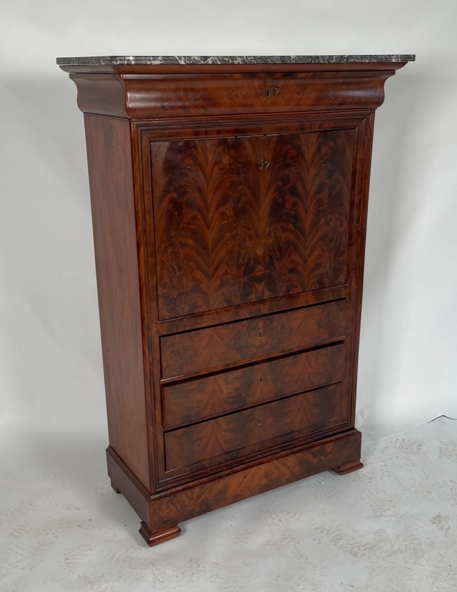 Louis Philippe Mahogany Secretary 