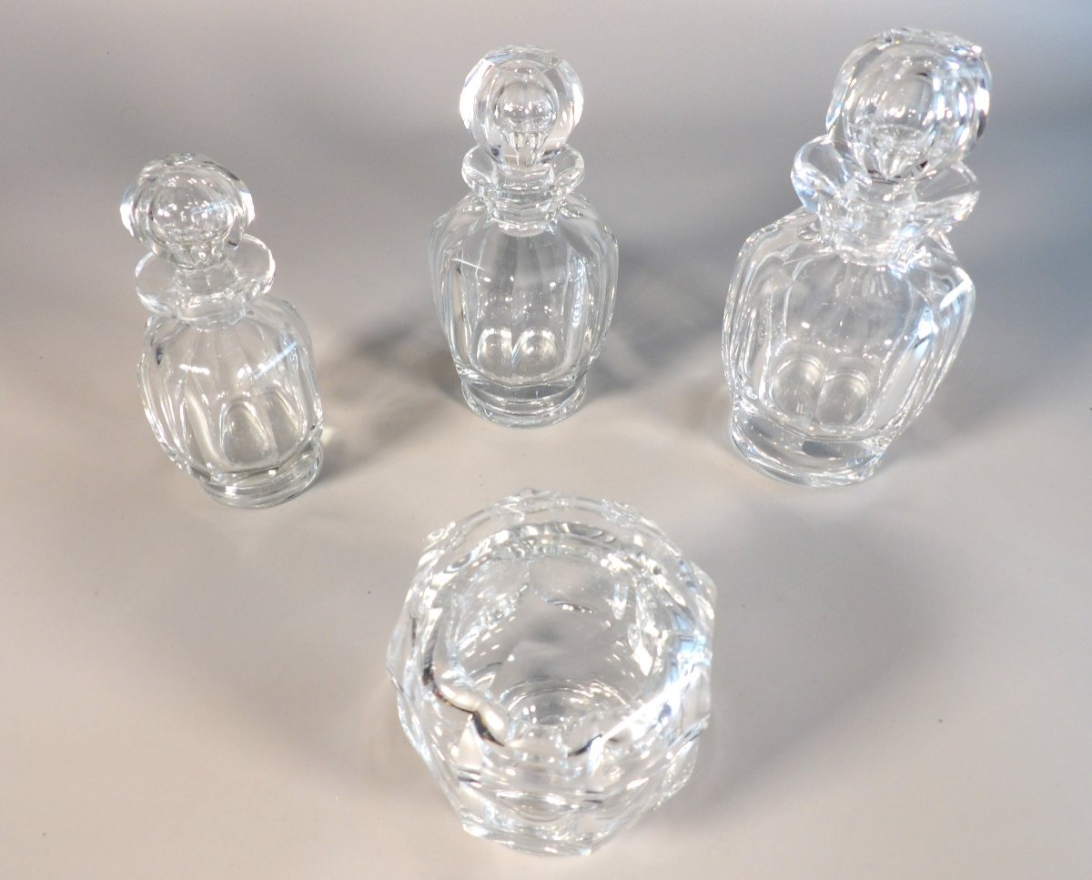 Ensemble de Toilette 4 Pièces en Cristal par BACCARAT - Modèle Malmaison-photo-2