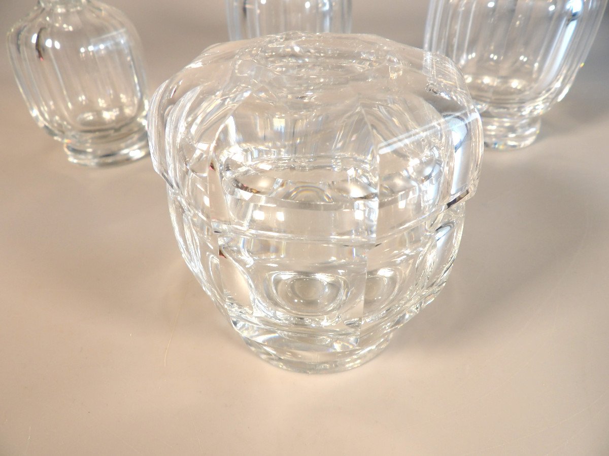 Ensemble de Toilette 4 Pièces en Cristal par BACCARAT - Modèle Malmaison-photo-1