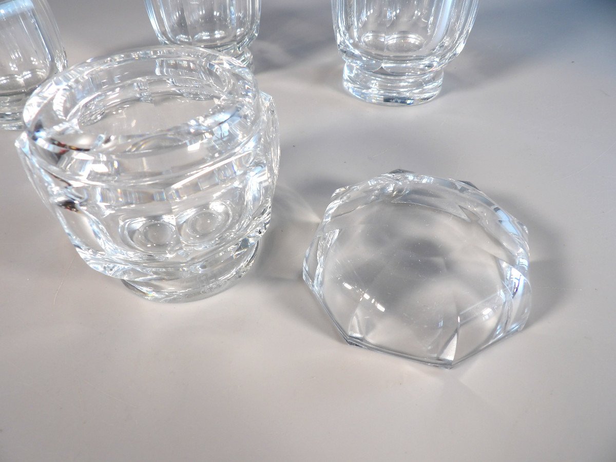 Ensemble de Toilette 4 Pièces en Cristal par BACCARAT - Modèle Malmaison-photo-2