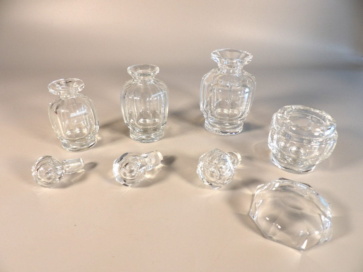 Ensemble de Toilette 4 Pièces en Cristal par BACCARAT - Modèle Malmaison-photo-6