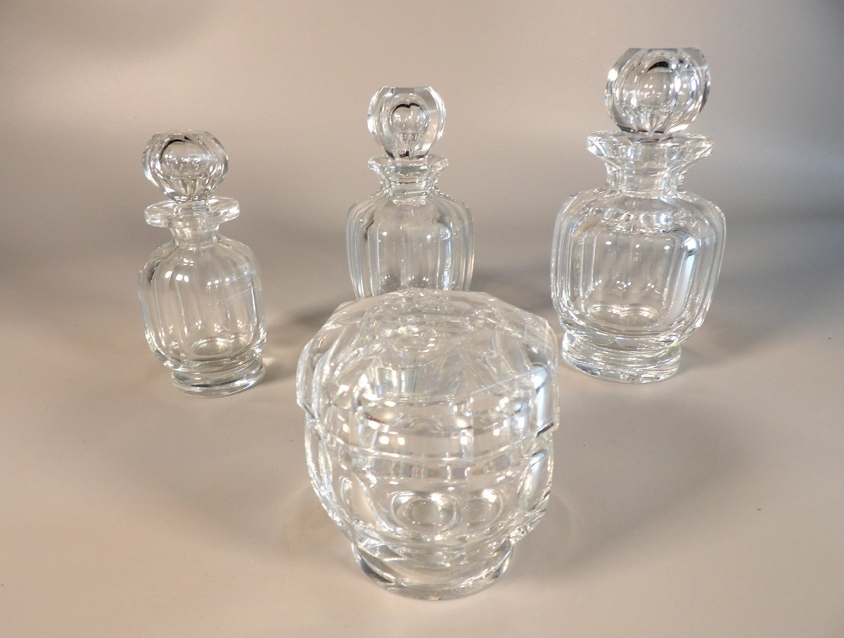 Ensemble de Toilette 4 Pièces en Cristal par BACCARAT - Modèle Malmaison