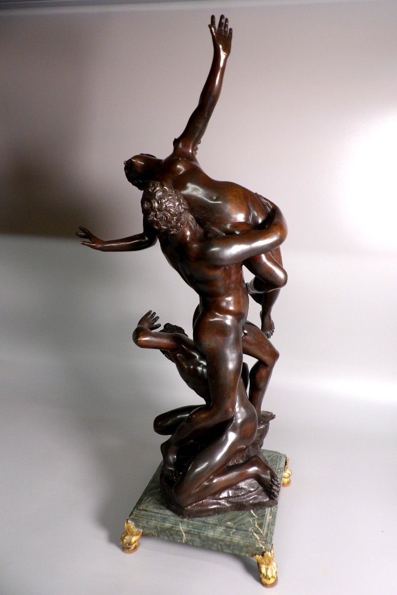 L'enlèvement d'une Sabine d'après Jean de Bologne (Giambologna 1529 - 1608)-photo-2