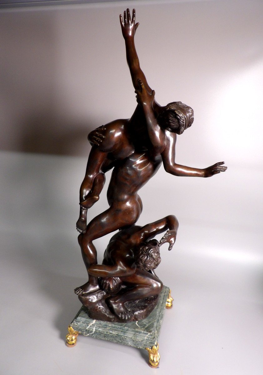 L'enlèvement d'une Sabine d'après Jean de Bologne (Giambologna 1529 - 1608)-photo-3