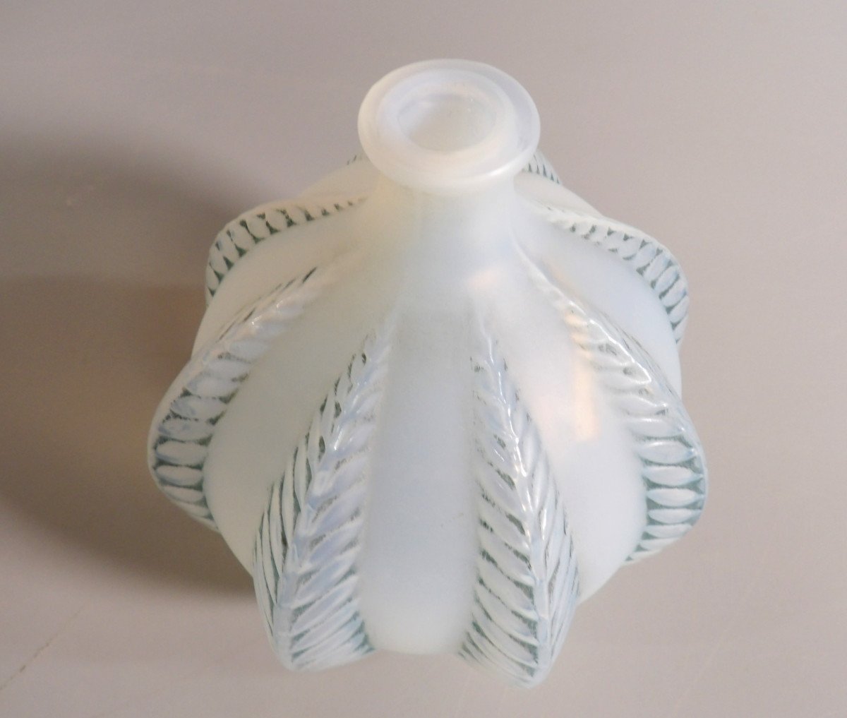 "malines" Vase From 1924 - Signed René Lalique - France-photo-3