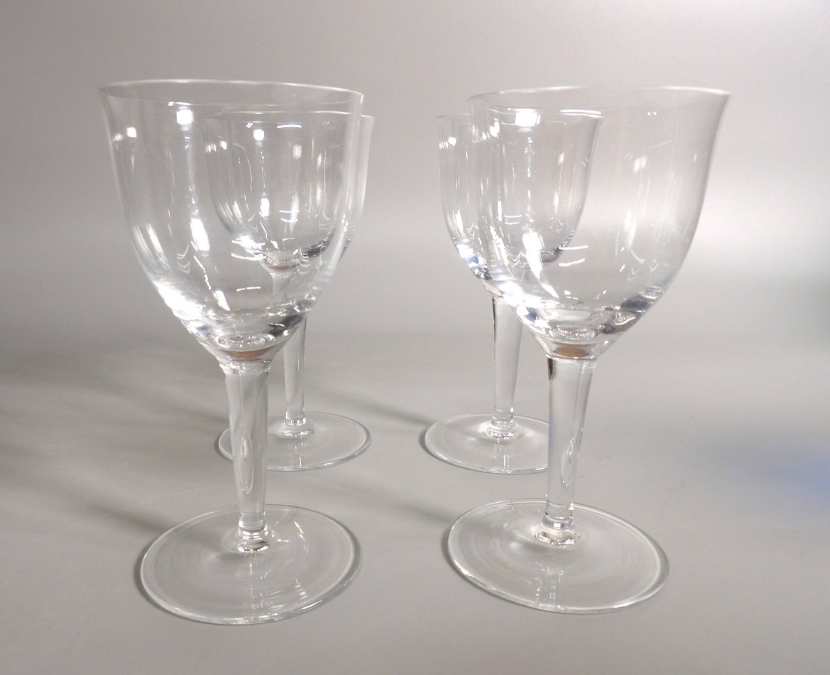 Ensemble de 4 Verres à Vin en Cristal de Bohème - Maison MOSER-photo-2