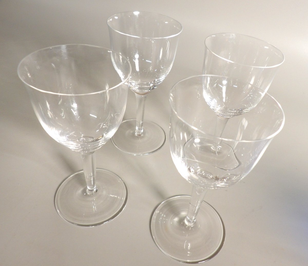 Ensemble de 4 Verres à Vin en Cristal de Bohème - Maison MOSER-photo-4